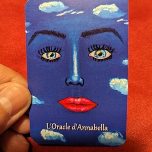 L'oracle d'Annabella FORMAT POCHE 72 cartes oracle complet Dos de cartes regard