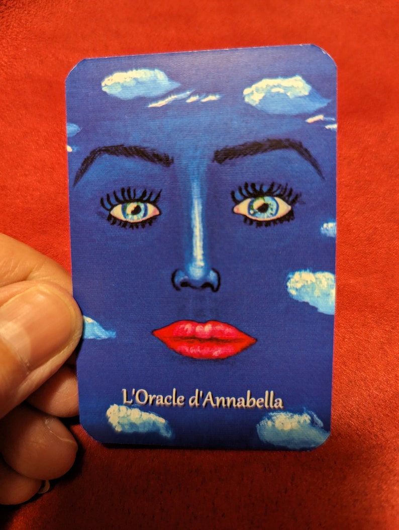 L'oracle d'Annabella FORMAT POCHE 72 cartes oracle complet Dos de cartes regard