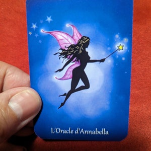 L'oracle d'Annabella FORMAT POCHE 72 cartes oracle complet Dos de cartes fée