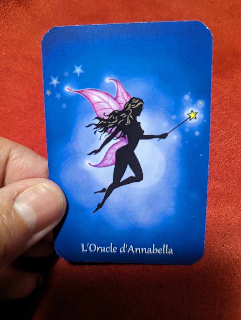 L'oracle d'Annabella FORMAT POCHE 72 cartes oracle complet Dos de cartes fée