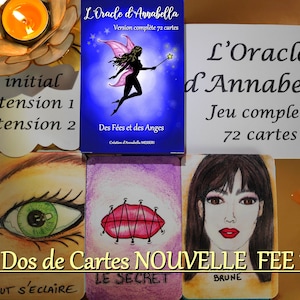 L'Oracle d'Annabella - JEU COMPLET 72 cartes - Des Fées et des Anges