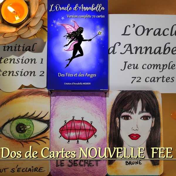 L'Oracle d'Annabella - JEU COMPLET 72 cartes - Des Fées et des Anges