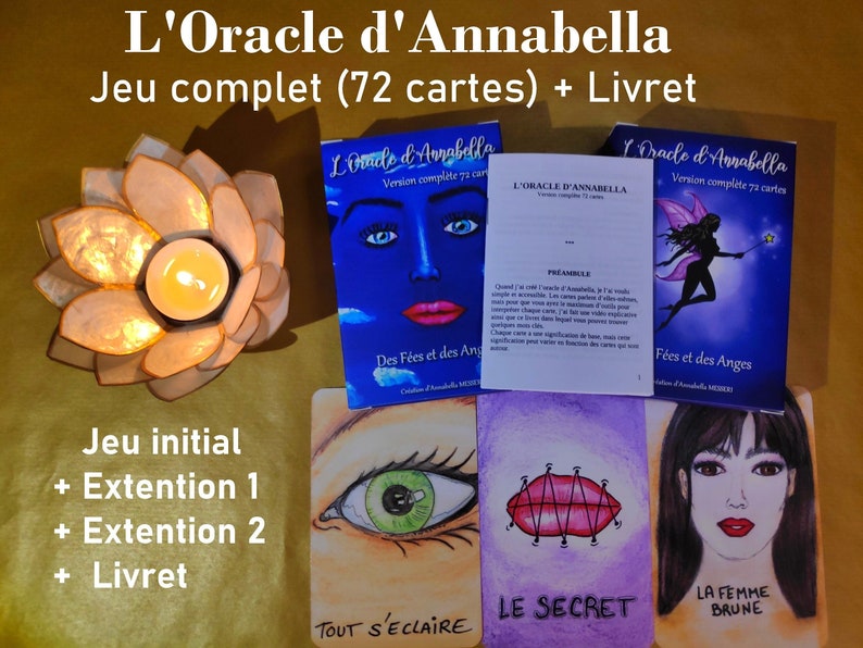 L'Oracle d'Annabella JEU COMPLET 72 cartes Des Fées et des Anges image 2