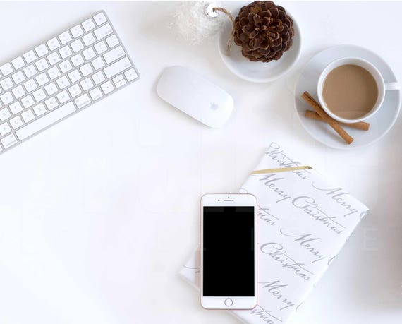 Christmas Mockup Holiday Mockup Desk Mockup Product Mockup Stock