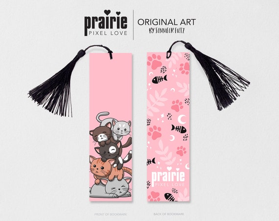 Pink Posies | Illustrated Bookmarks Pink Posies | Illustrated Bookmarks