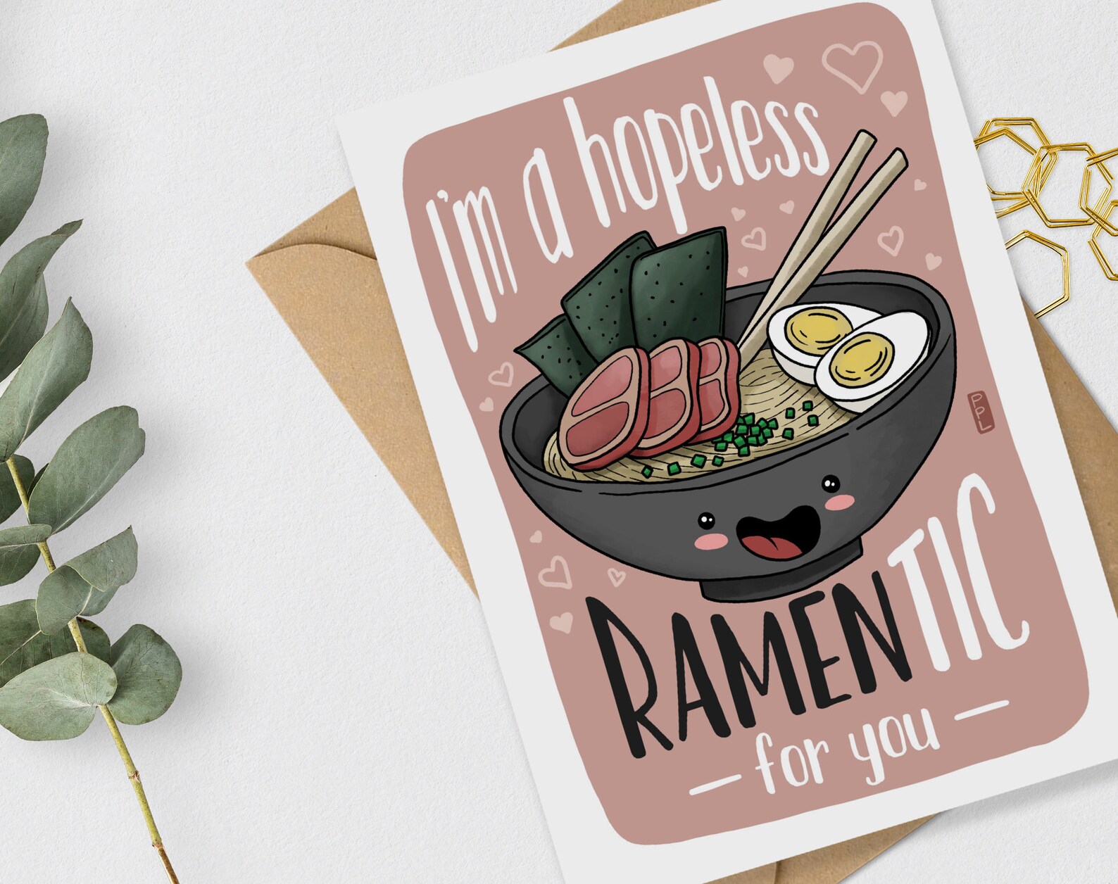 Printed Ramen Card Ramen Birthday Card Asian Food Birthday Etsy
