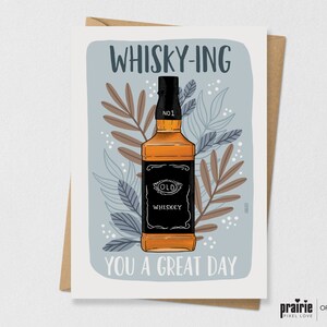 Carte Whisky, Carte d’anniversaire de whisky, Carte d’anniversaire d’alcool, Carte d’anniversaire, Carte de jeu de mots, Carte de Saint-Valentin, Petit ami, Petite amie Anniversaire,Imprimé