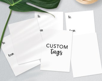 Custom Order For Gift Tags, Design Only