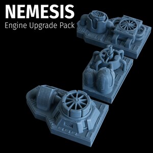 Nemesis Deluxe Engine Upgrade (3 Piece Set, 3D printed - unofficial)