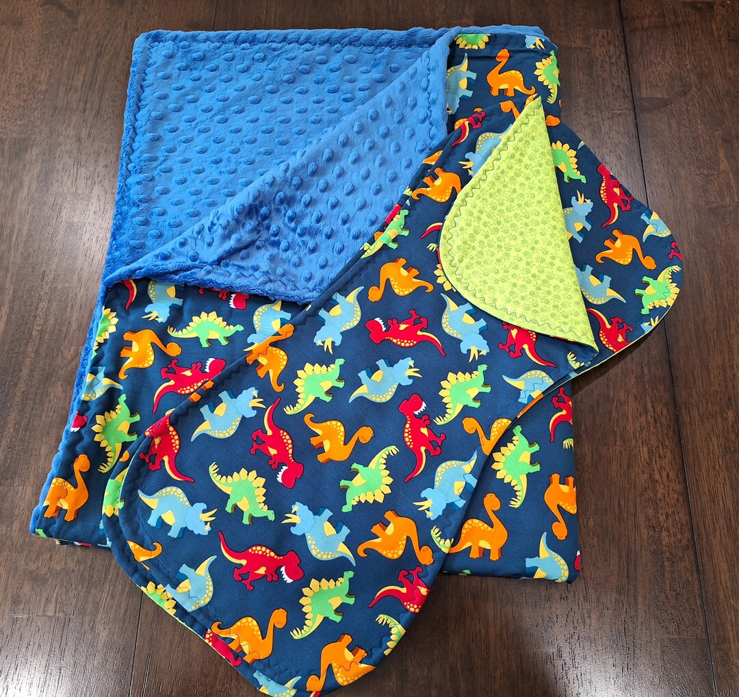 Dinosaur Baby Blanket Bundle Dinosaur Baby Blanket Dinosaur Etsy