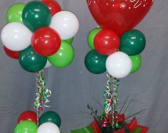 Peppermint Candy Balloon Centerpiece Etsy