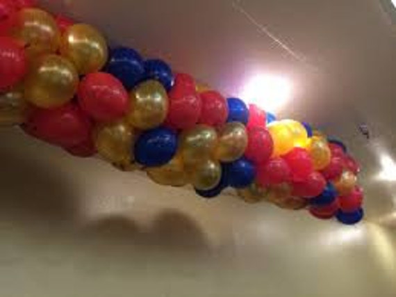 Balloon Drop DIY Kit 100 Professional Quality Prestrung Reusable Net,  INCLUDES 100 Balloons, Hanging Supplies, Instructions, Wedding 
