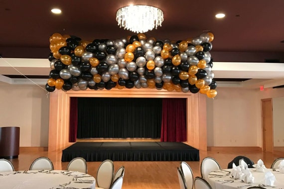 Balloon Drop Kit 500 Pro 500 Balloons Included Professional Pre Strung Net Diy Complete Hanging Hooks Tabs Instructions Prom New Year