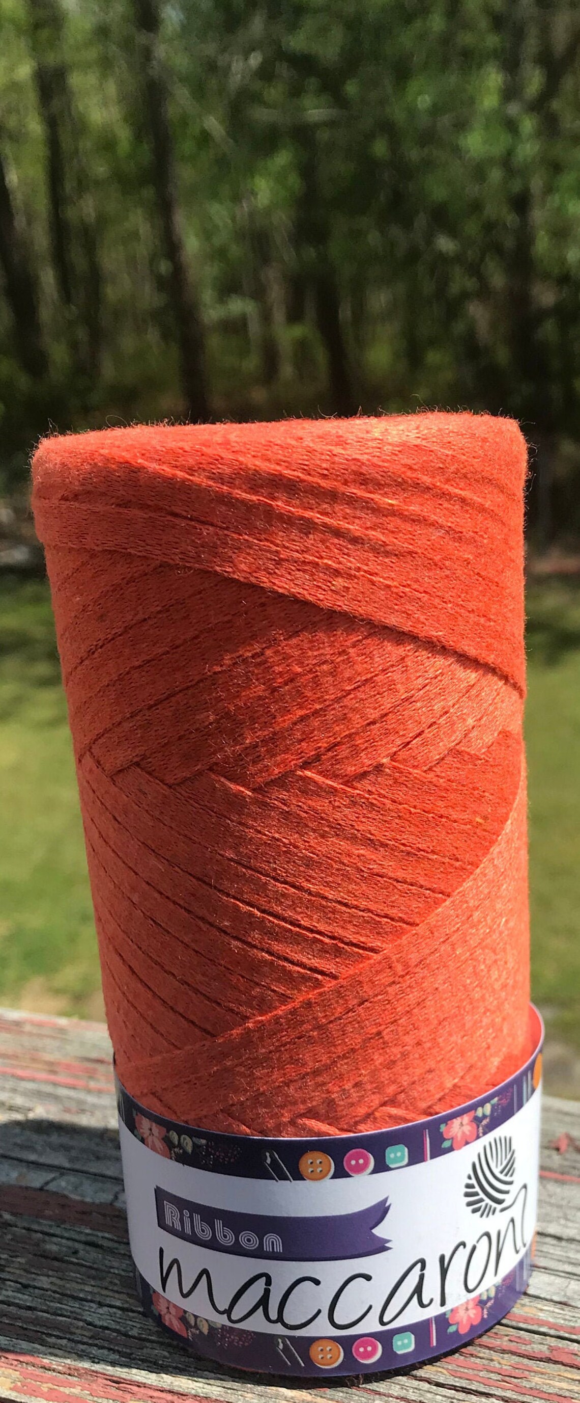 Tape Yarn. Ribbon Yarn. Fabric Yarn. Flat Tape Yarn. Burgundy Etsy