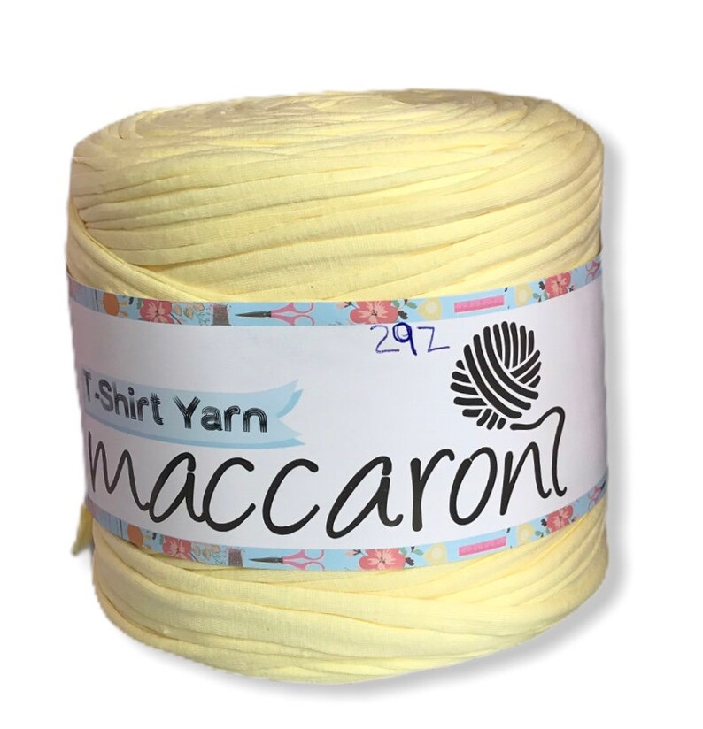 TShirt Yarn. Maccaroni Yarn. Yellow Shades TShirt Yarn. Etsy