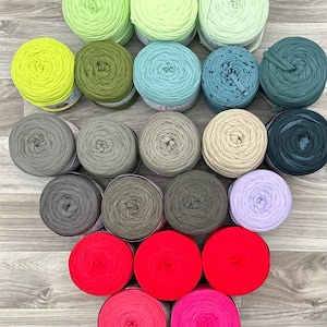 Tshirt Yarn. T Shirt Yarn. Spaghetti Yarn. Yarn. 154 Yards. T-shirt Yarn. Fabric Yarn, Jersey Yarn
