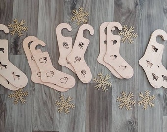 Juego de calcetines de madera para bloquear calcetines: calcetines de punto para adultos, de abedul. Tallas XXS-XL