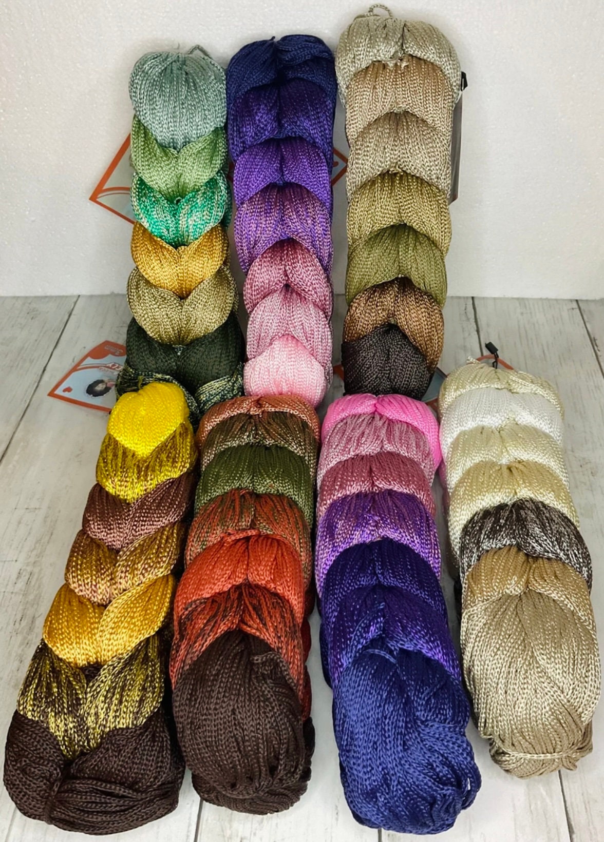 Rainbow Colored Yarn 