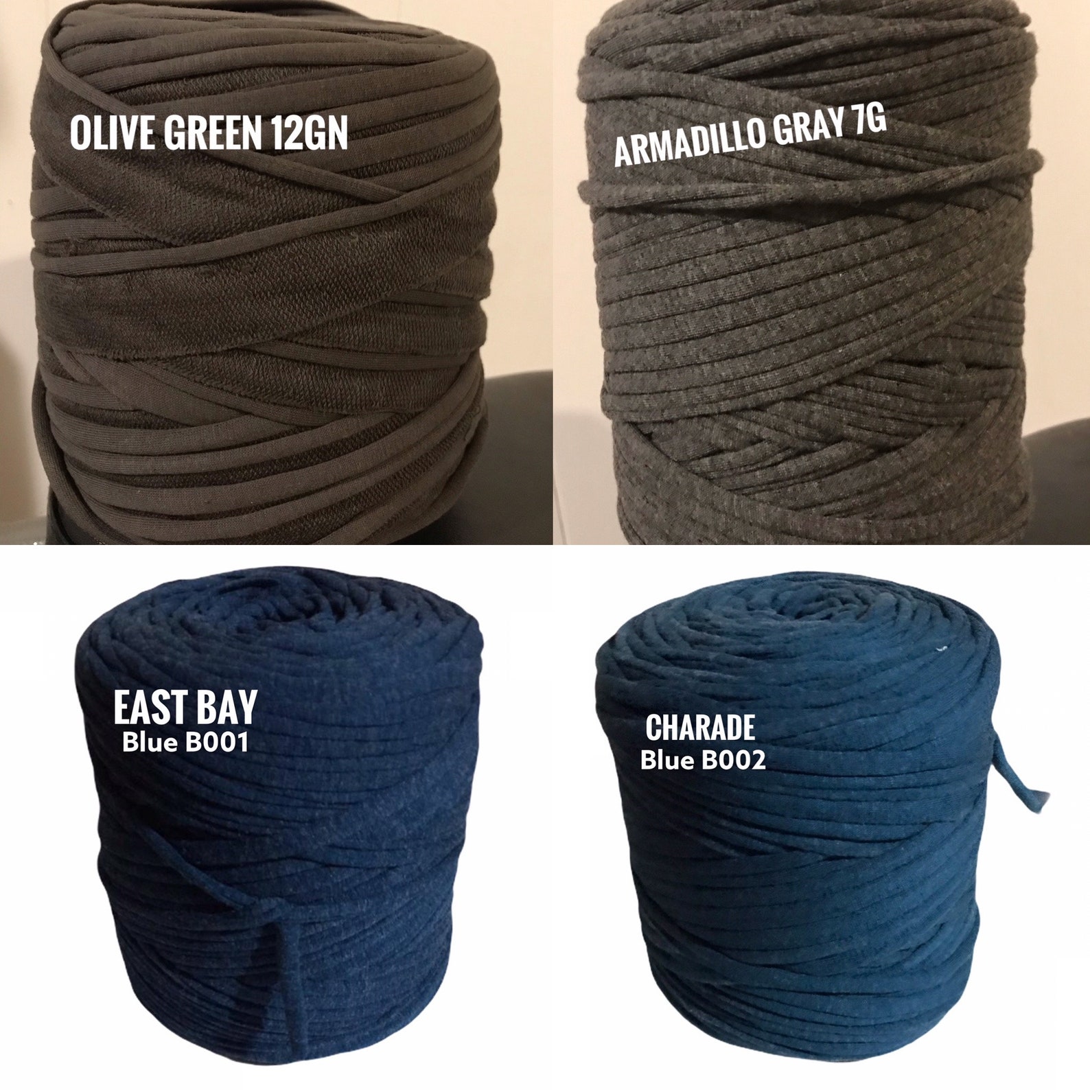 5 Rolls T Shirt Yarn. Pick your 5 colors T Shirt Yarn. Etsy