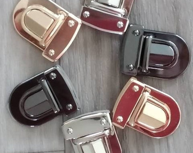 Bag Lock for Crochet. Lock for Crochet Bag. Purse Lock. Metal Round