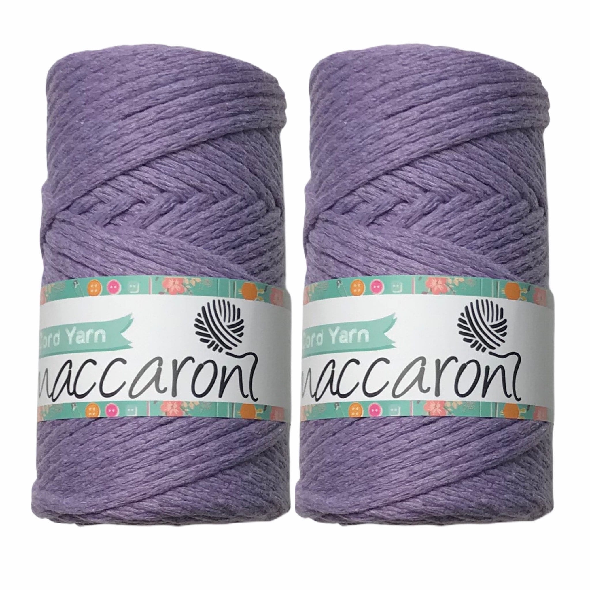 5mm Cotton Cord Yarn. Braided Cord.2SKEINS Macrame Cord. Eco Etsy