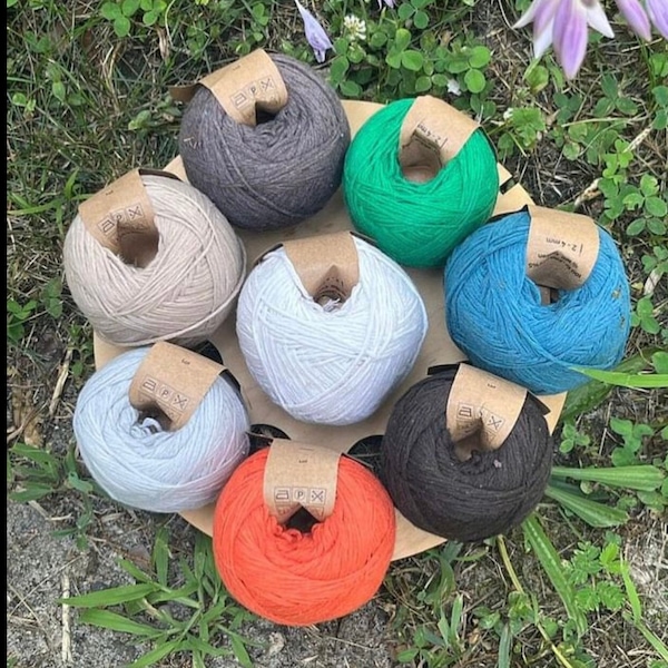 Cotton Yarn | Sport Yarn | Amigurumi Yarn | Knitting Yarn | Yarn | 218 Yds | 1.8mm thickness | Cotton Yarn For Crochet | Knitting Yarn