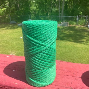 May include: A roll of bright green twine, perfect for crafting or gardening projects.
