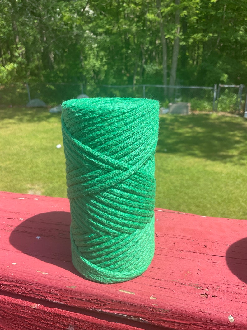 May include: A roll of bright green twine, perfect for crafting or gardening projects.