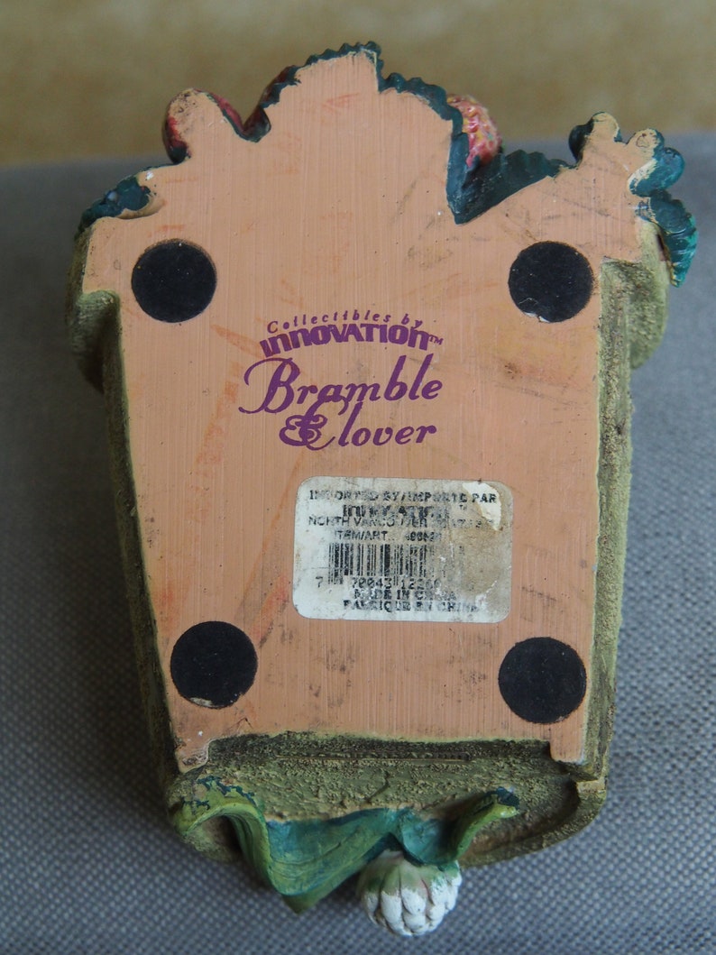 Vintage INNOVATION Bramble & Clover HEDGEHOG Coaster Holder With 4