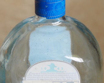 ドン・フリオ・ブランコ テキーラボトル（空）750ml アクアグラス