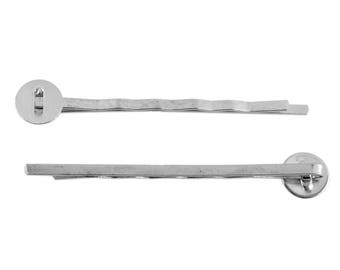 10 metal hair pins to DECORATE 50 mm 8 mm new bar020 tray