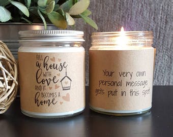 personalized candles etsy