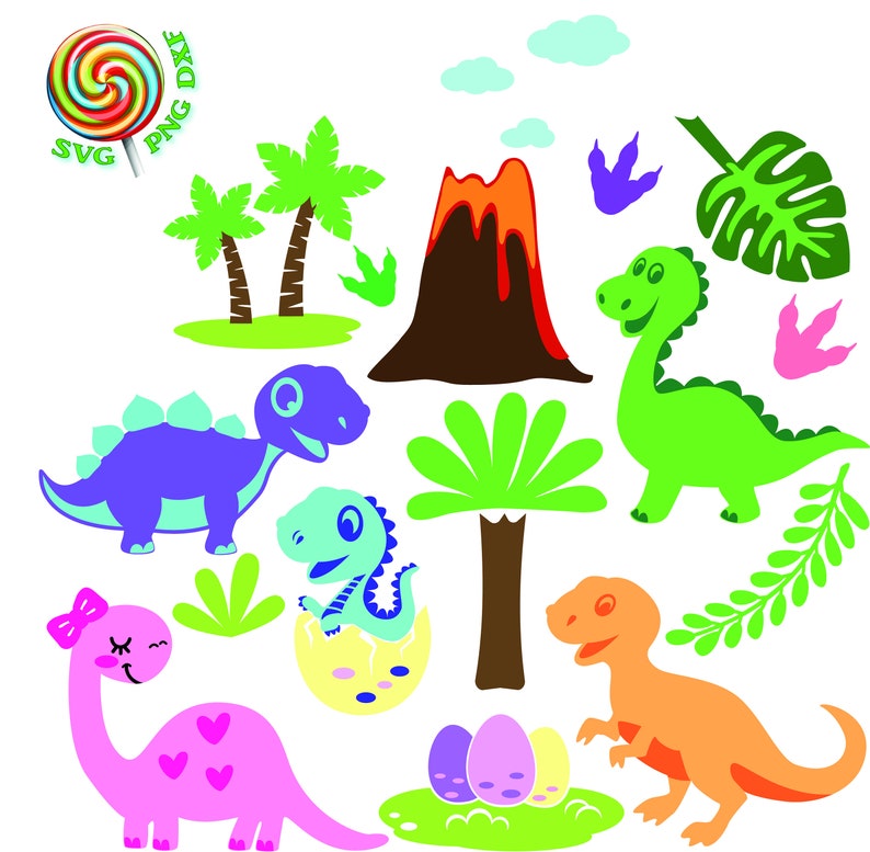Free Free Birthday Dinosaur Svg 899 SVG PNG EPS DXF File
