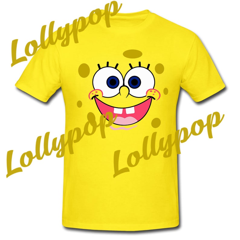 Download SpongeBob SVG Cutting files for Birthday shirt Sponge Bob | Etsy
