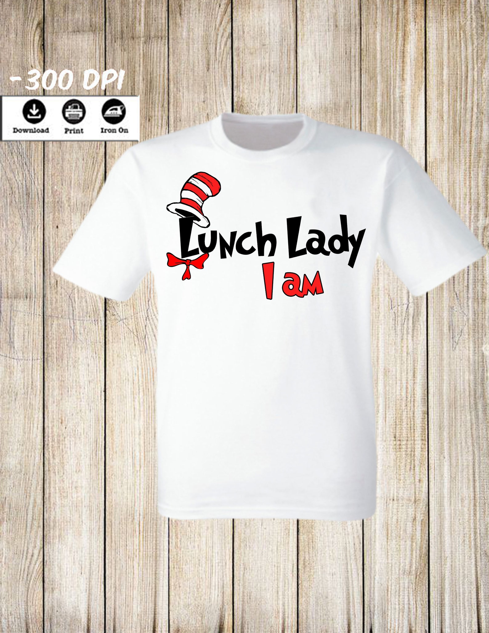 Lunch Lady I Am Iron on Transfer Teacher of All Things Iron on - Etsy
