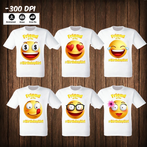 camisetas personalizadas de emojis