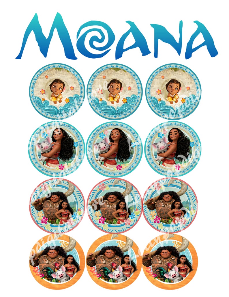 Disney Moana Cupcake Toppers Different Designs For Birthday Party Moana Birthday Cup Cake Toppers Digital Decoration Disney Moana Cupcake Toppers Different Designs For Birthday Party Moana Birthday Cup Cake Toppers Digital Decoration