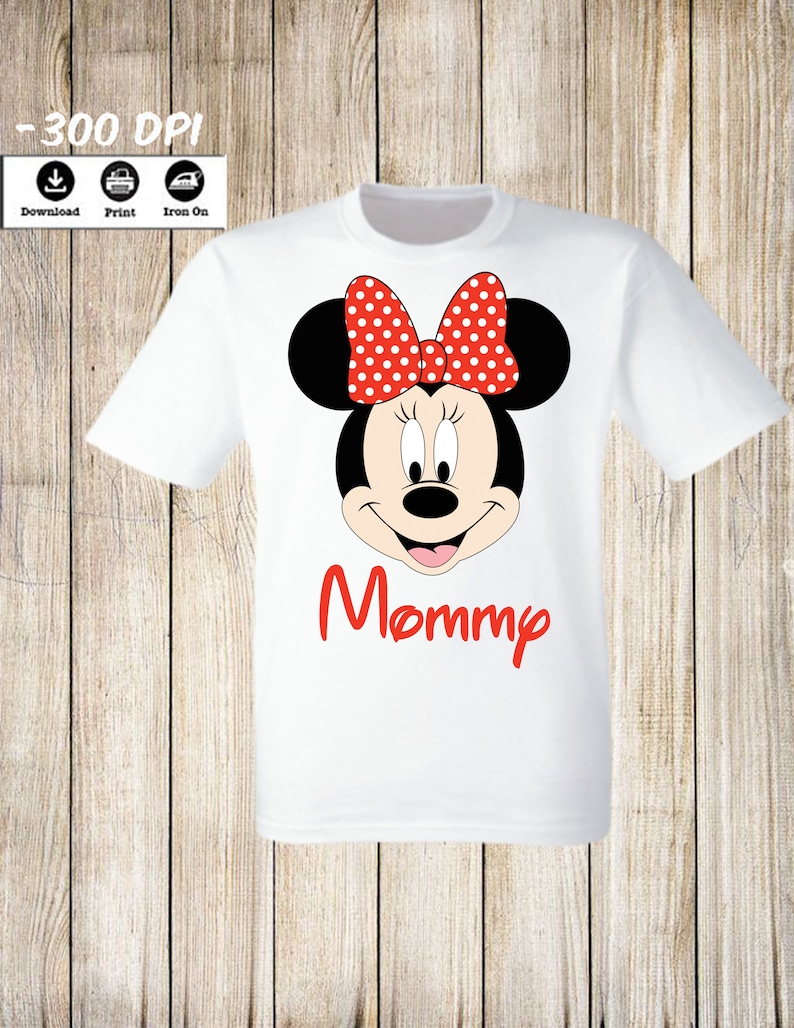 Mickey mouse family set. Mickey Mouse Mommy of the Birthday Girl Mickey Mouse Birthday T-Shirt Minnie Mouse Birthday Boy Iron On Transfer