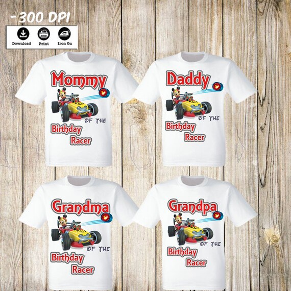mickey and the roadster racers shirt