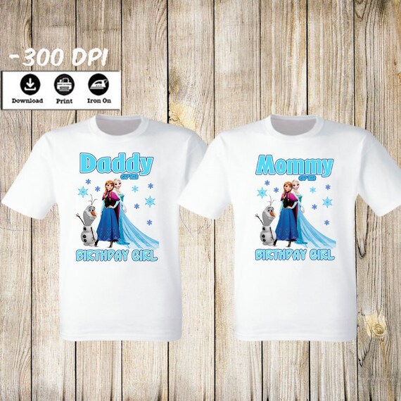 frozen themed family shirts