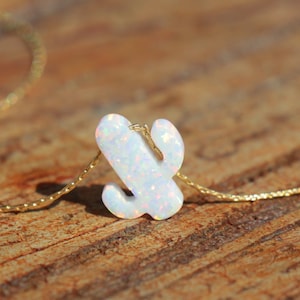 Opal cactus necklace hot sale