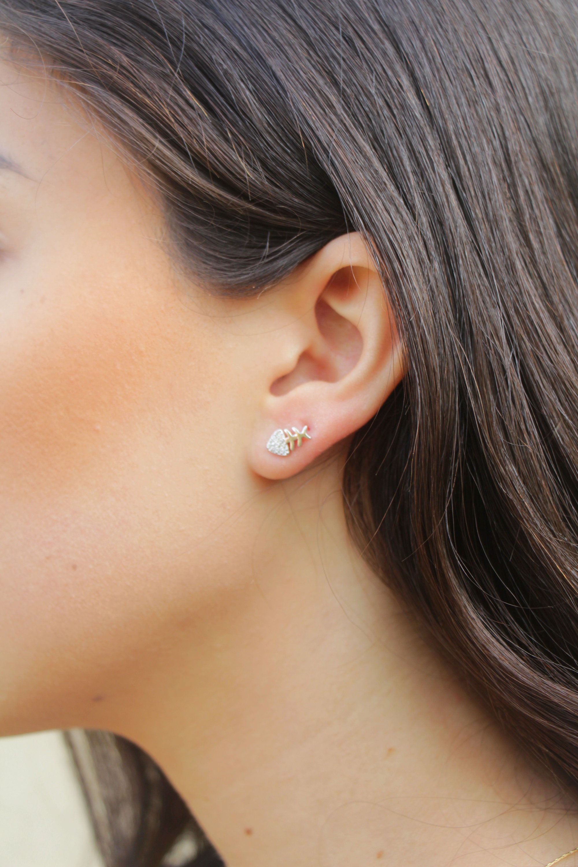 Orecchini A Pesce In Argento 925 Per Donna E Bambina - Gioielli Simpatici E Ipoallergenici, Regalo Perfetto Per Amiche E Figlie
