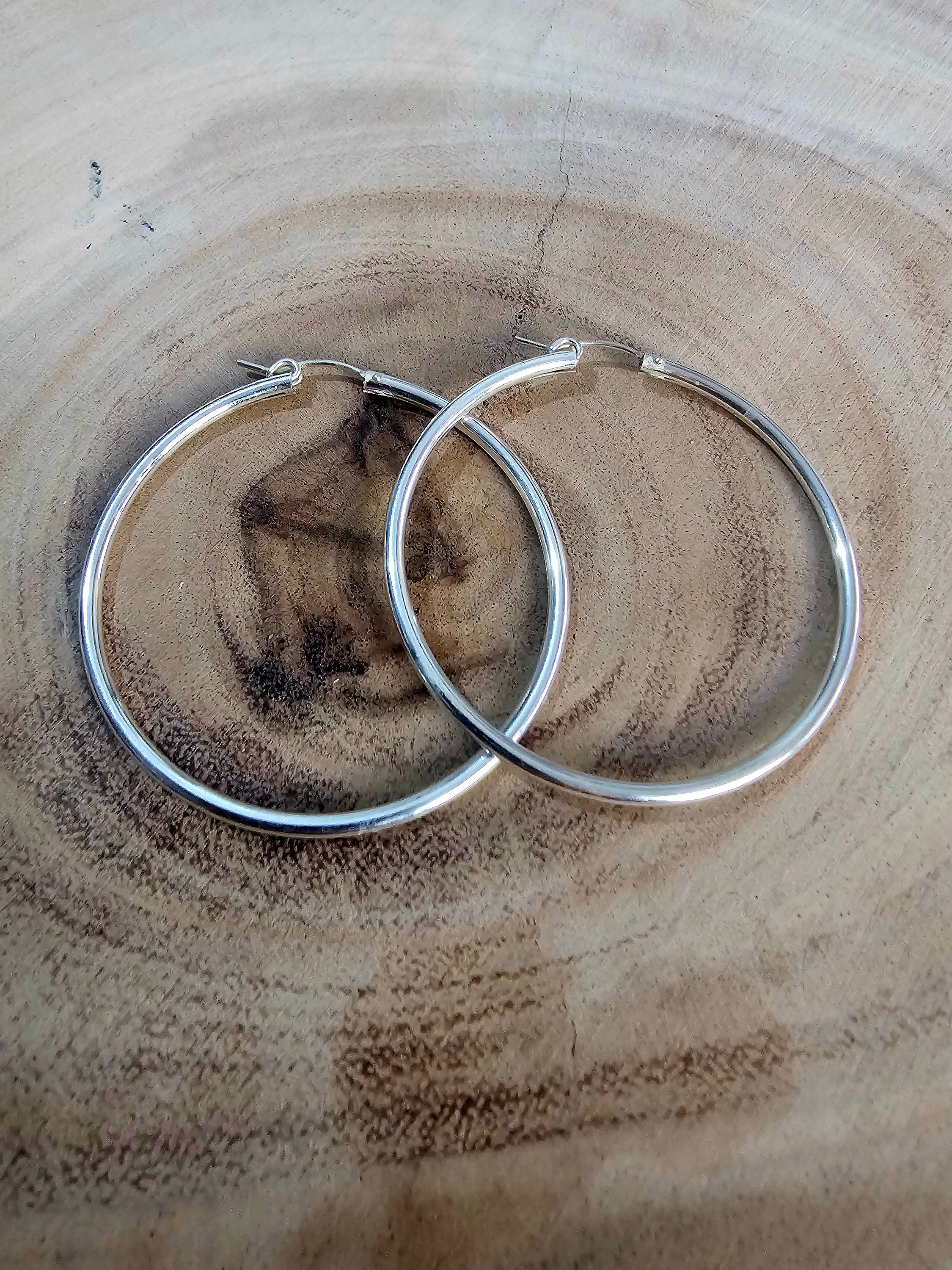 Silver Hoop Earrings, Large Hoop Earrings, Silver Hoops, Big Silver Hoop Earrings, Large Hoop Earrings, Silver Hoops, Big