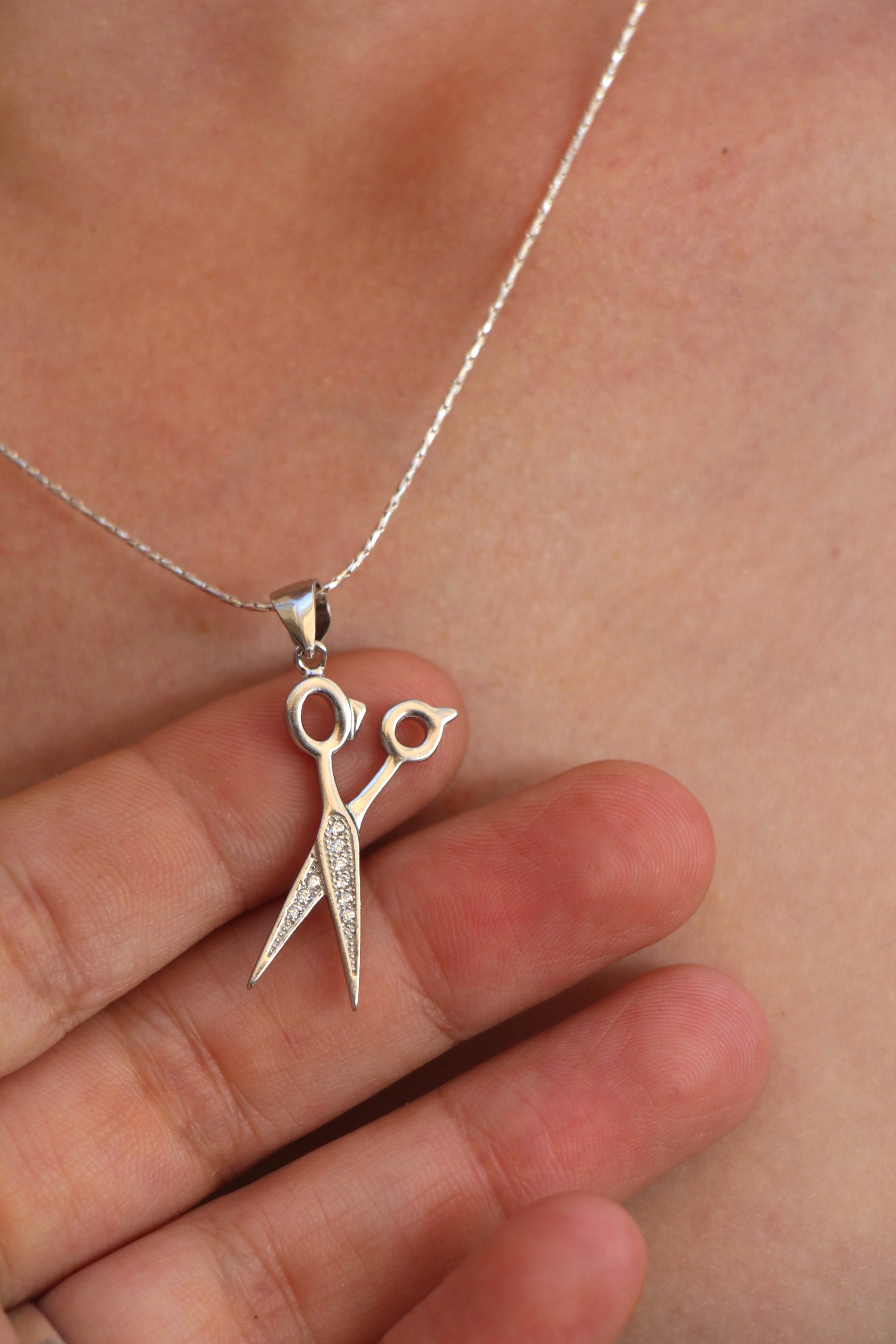 Scissor pendant deals