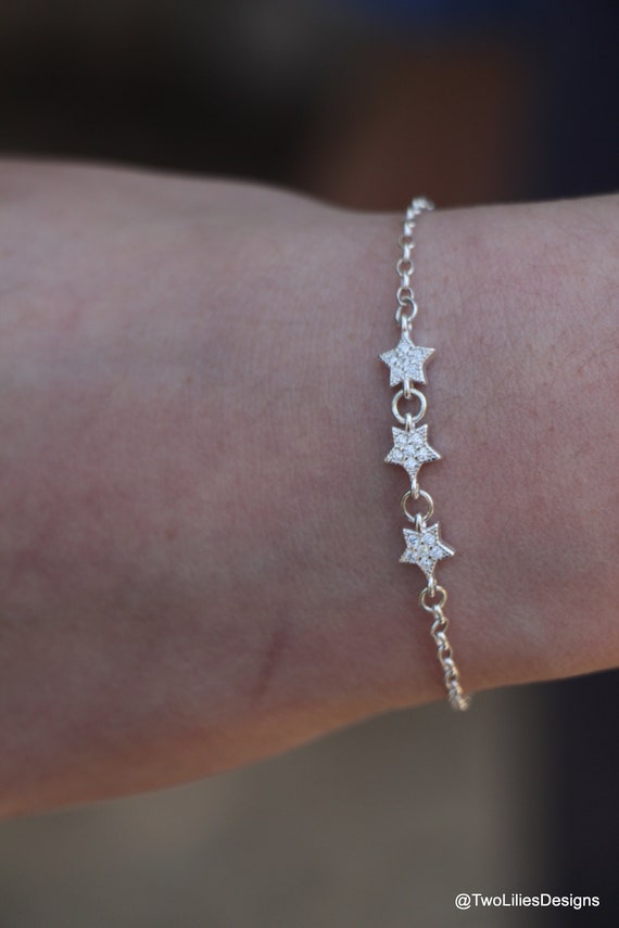 【関税込み】Sandy Liang シルバー Star チャームブレスレット STAR CHARM BRACELET IN SILVER – SANDY LIANG