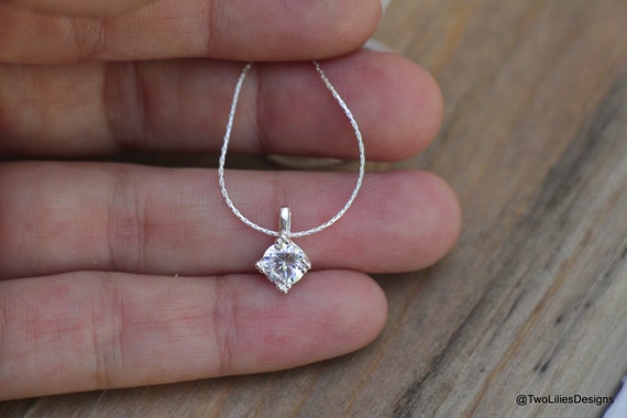 Zircon stone shop pendant