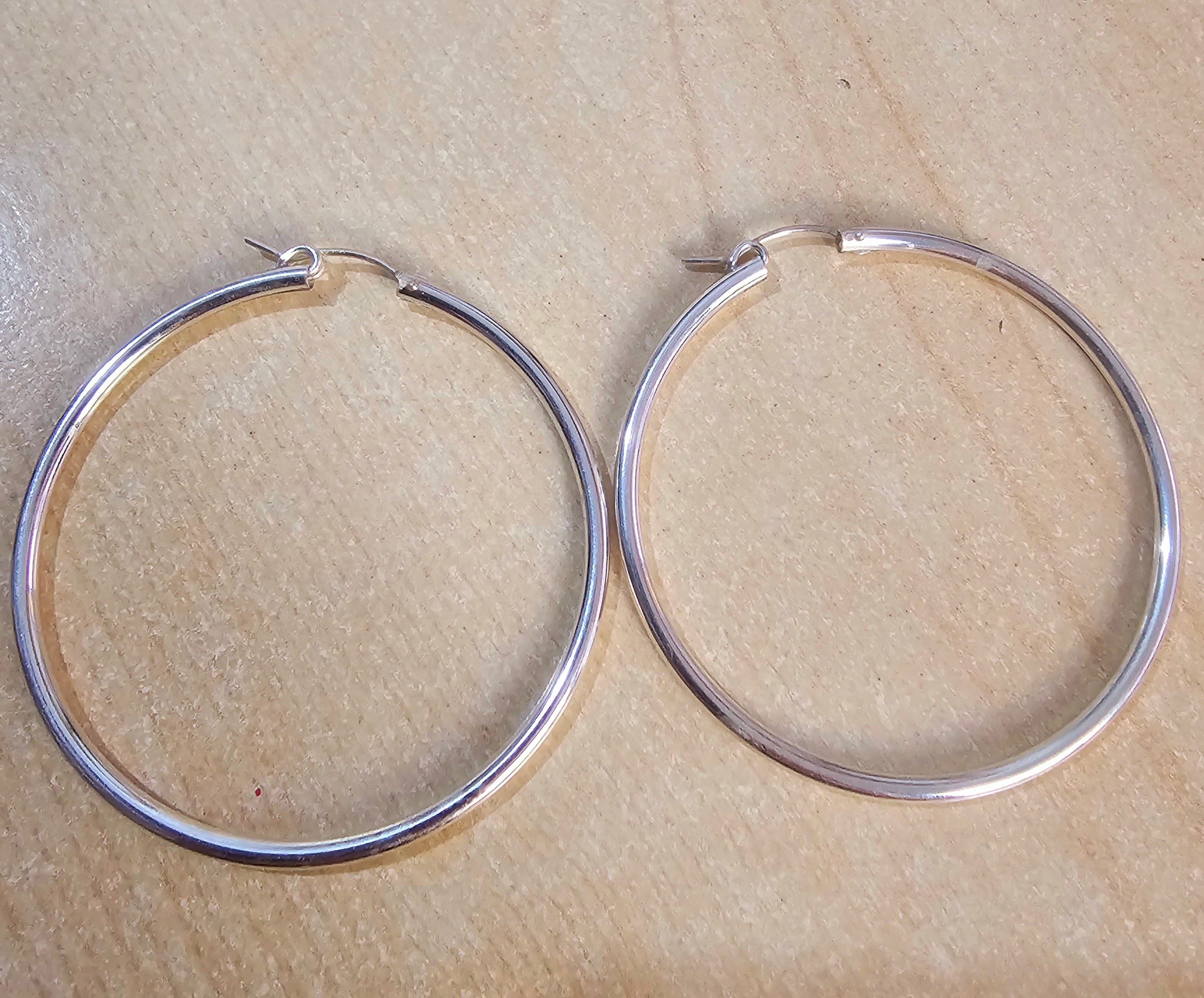 Silver Hoop Earrings, Large Hoop Earrings, Silver Hoops, Big Silver Hoop Earrings, Large Hoop Earrings, Silver Hoops, Big