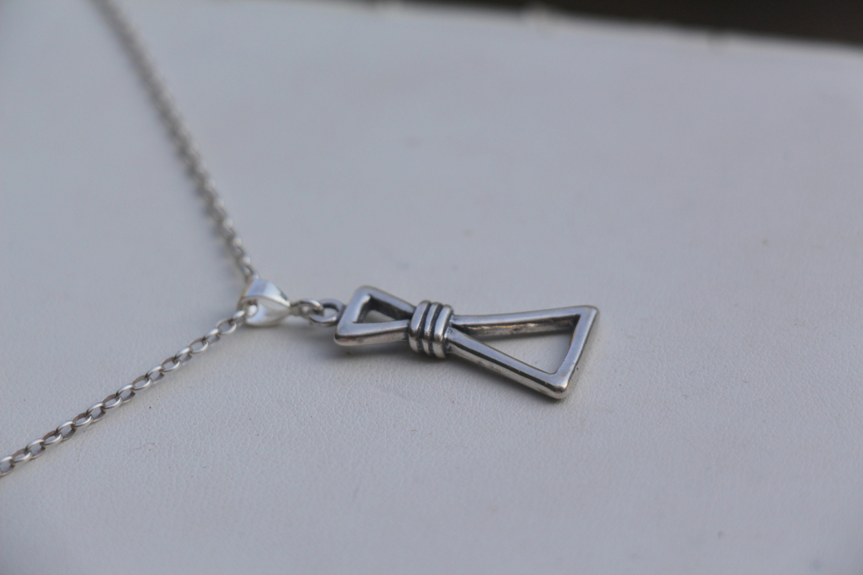 Hourglass Necklace Sterling Silver Hourglass Pendant Harry Etsy