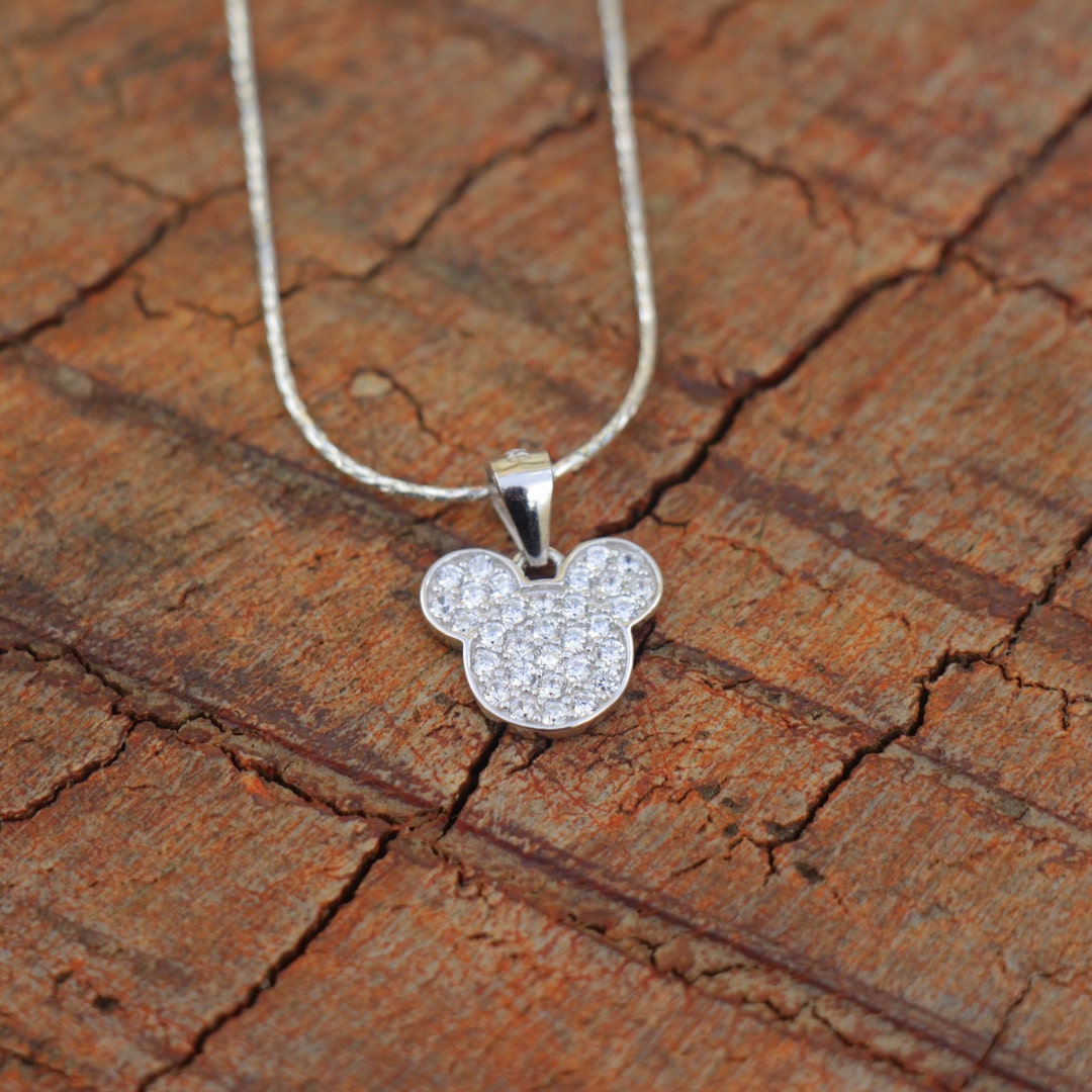 アクセサリー vintage silver 925 Mickey Mouse necklace DISNEY 925 Sterling Silver Vintage Walt Disney World Mickey