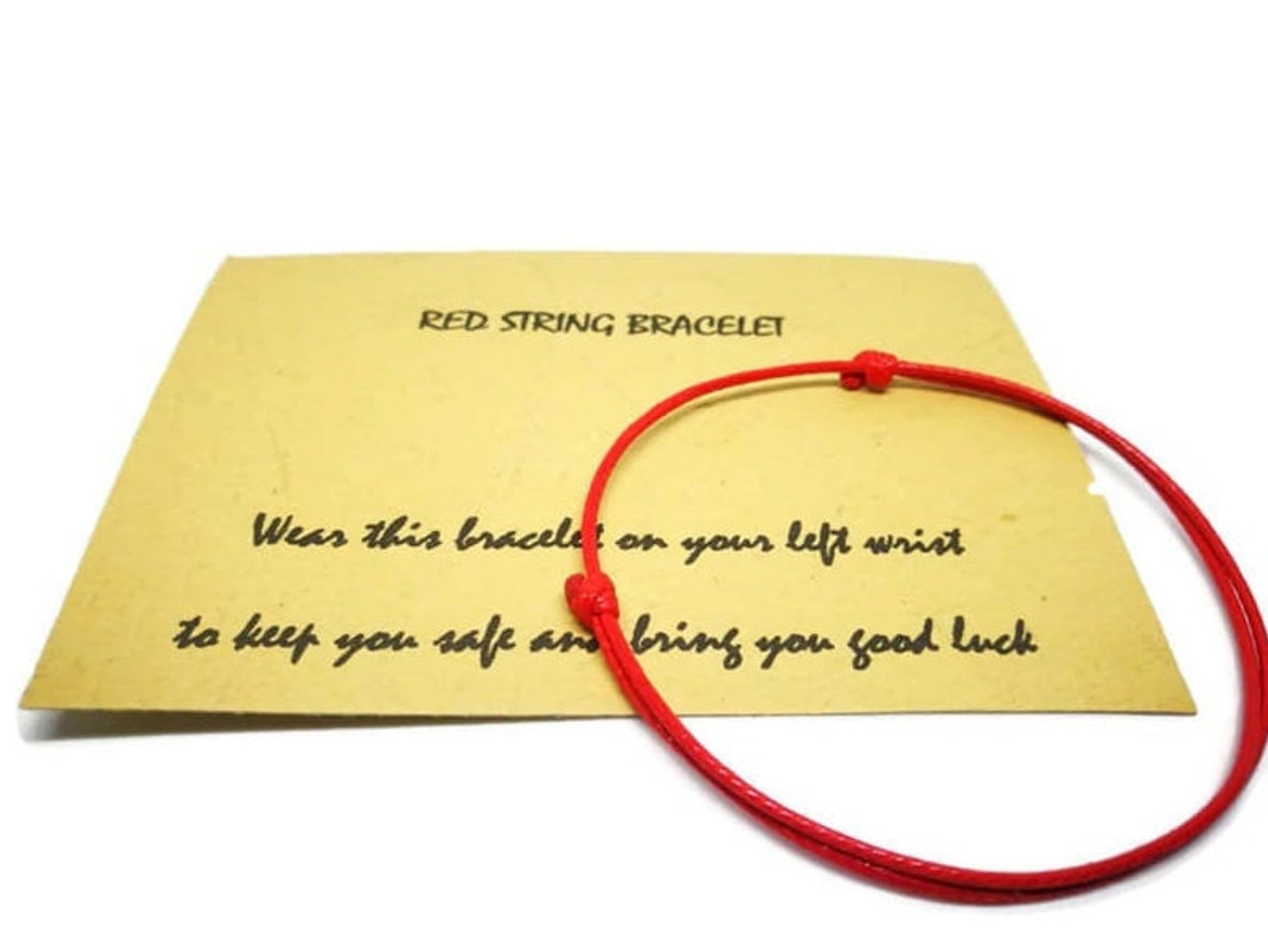 Red String Bracelet Kabbalah Bracelet Simple Red String Etsy